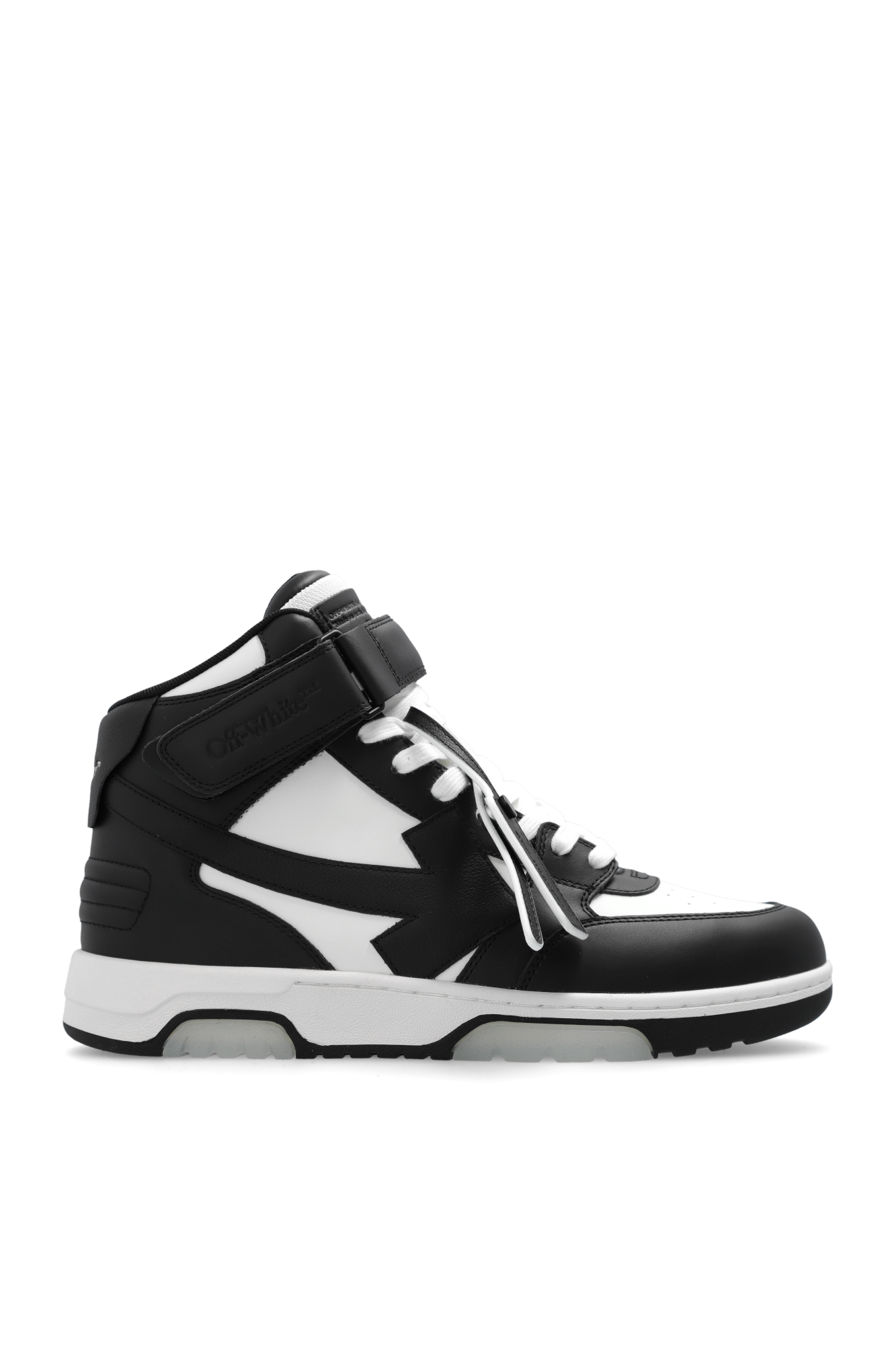 Off white high top sneaker black online